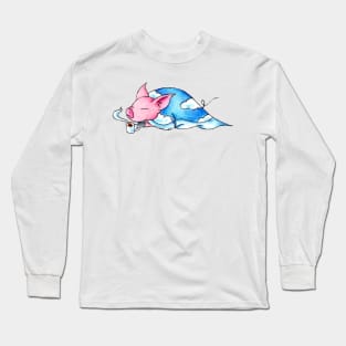 Staying in the Blankets Long Sleeve T-Shirt